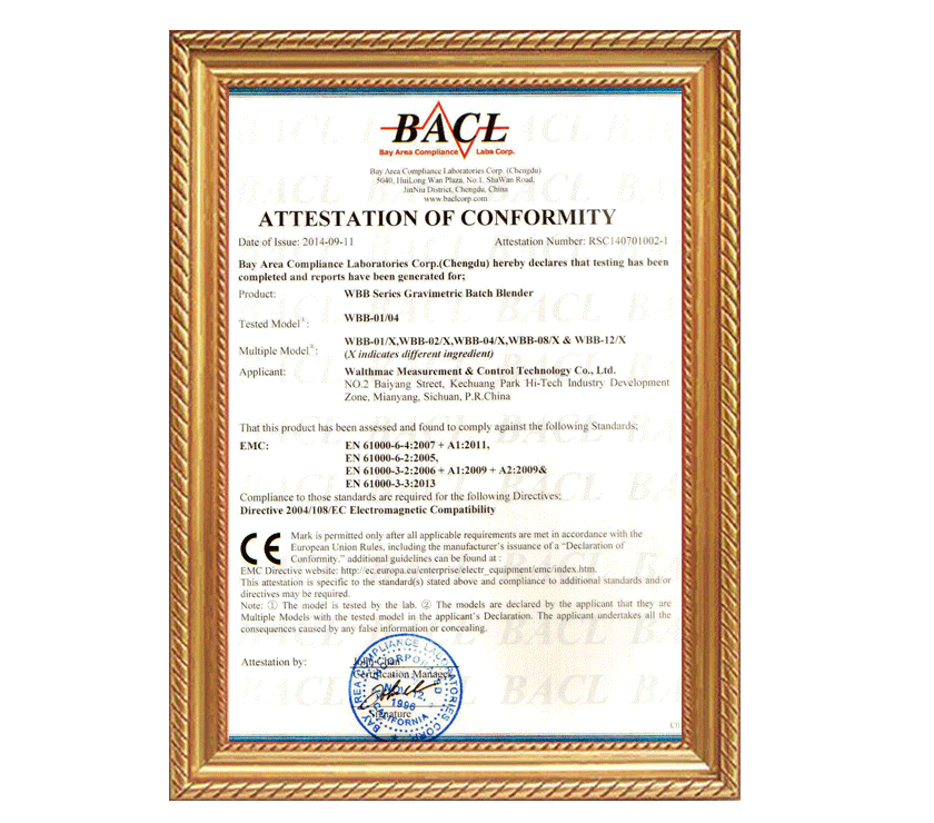 WBB series/Gravimetric Batch Blending System - Mianyang Walthmac ...